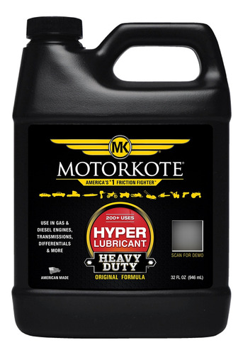 Tratamiento De Motor Hiperlubricante 946 Ml Resistente Negro