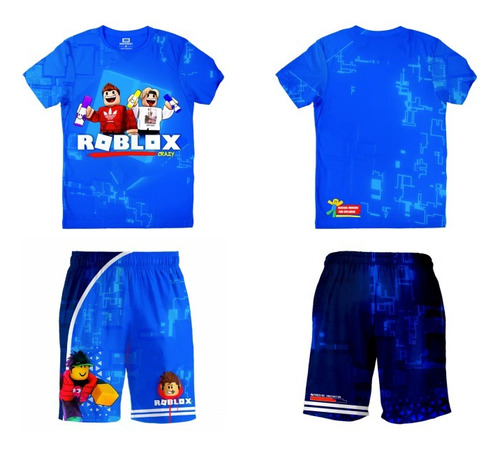 Conjunto Niño Camiseta + Pantaloneta Roblox , Envío Gratis 