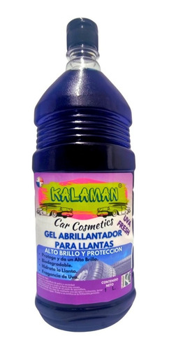 Imagen 1 de 1 de Gel Abrillantador Para Llantas (uva) Kalaman)