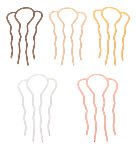 Accesorios Para El Cabello Para Mujer Hairpin Bun, 5 Unidade