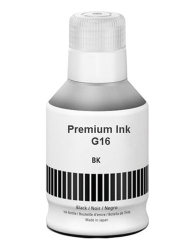 Tinta Compatible Canon Gi16 Pigmento Gx7010 Gx6010 Gx5010