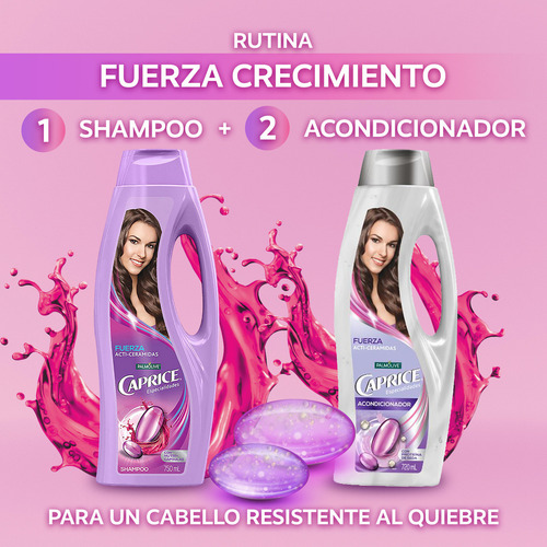 Acondicionador Caprice Fuerza Acti-ceramidas 720ml