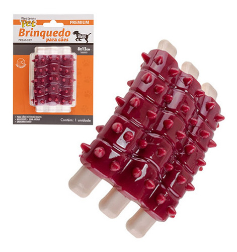 Imagem 2 de 2 de Brinquedo Mordedor Costela Com Aroma Para Pet Cachorro Cão