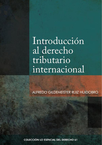 Introducción Al Derecho Tributario Internacional