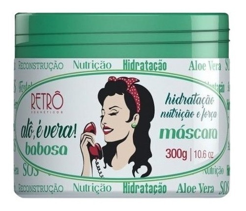 Retrô Cosméticos - Alô, É Vera! Babosa Máscara 300g