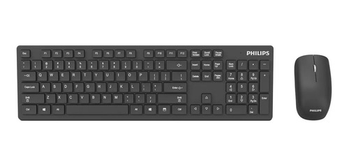 Imagen 1 de 4 de Kit Teclado Y Mouse Inalambrico Philips C602 - Revogames