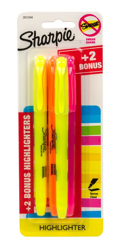 Sharpie:blister Resaltadores Finos X4