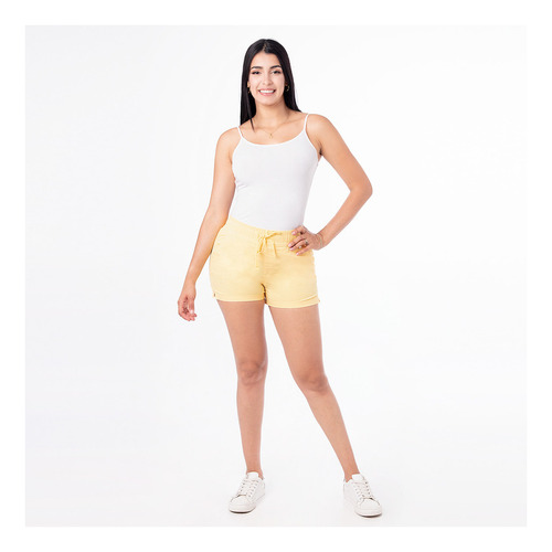 Short Tafeta Pionier Shelsin Amarillo