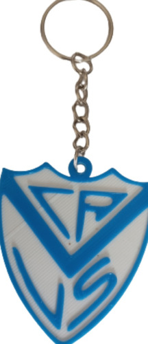 Llavero Plastico 3 D Velez Sarsfield  Escudo