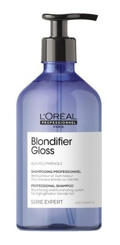 Shampoo Matizador Blondifier Gloss X 500 Ml Loreal