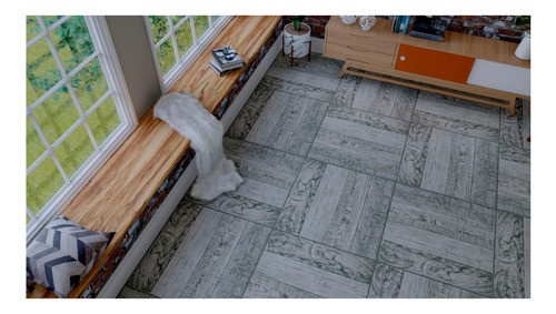 Imagen 1 de 6 de Ceramicas De Piso Simil Madera Cortines Parquet 40x40 1ra