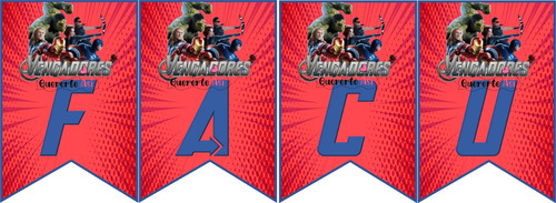 Kit Imprimible Personalizado - The Avengers / Los Vengadores