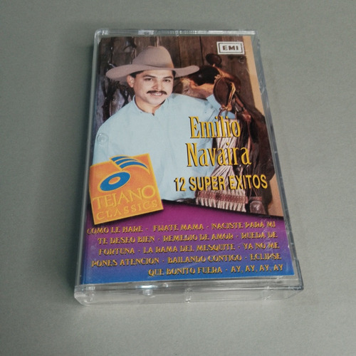 Emilio Navaira Cassette 12 Éxitos 