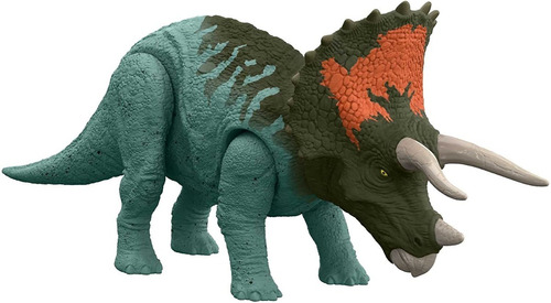 Dinosaurio Jurassic World Triceratops Sonidos Mattel 30cm