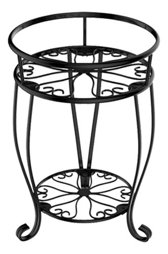 Soporte De Maceta De Metal De 2 Niveles, Estantes Estilo B