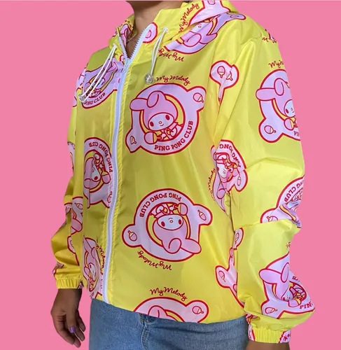 Chaqueta Rompevientos Estampada