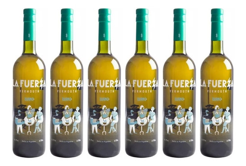 Aperitivo Vermouth La Fuerza Blanco 750cc X6 Unidades