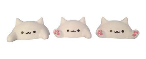 Figura Decorativa Set 3 Gatitos Gato Kawaii Regalo Lindo