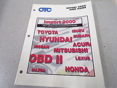Otc Import 2000 User Guide 504370 *free Shipping* Mmp