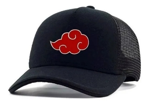 Gorro Negro Trucker Akatsuki Naruto.