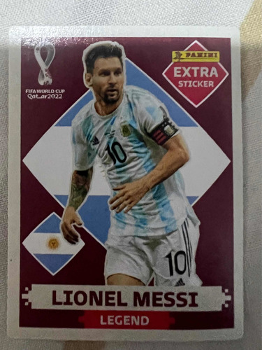 Barajita Álbum Panini Leonel Messi Extra