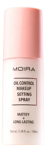 Spray Control Grasa Fijador De Maquillaje Moira 100ml