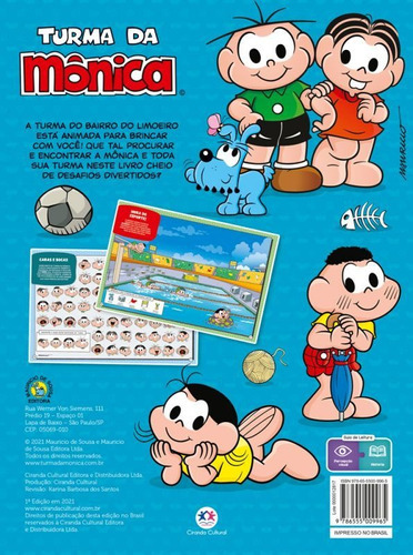 Turma Da Mônica - Procurar E Encontrar, De Freitas, Karina. Editora Ciranda Cultural, Capa Mole Em Português