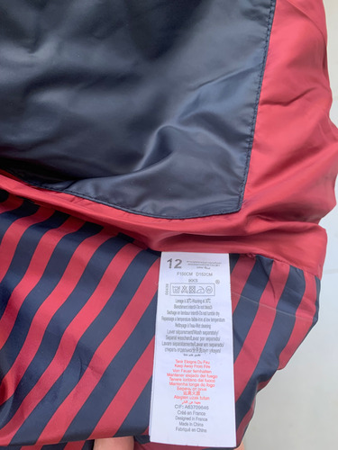 Campera Niños Ikks Azul Pluma T 12 Años