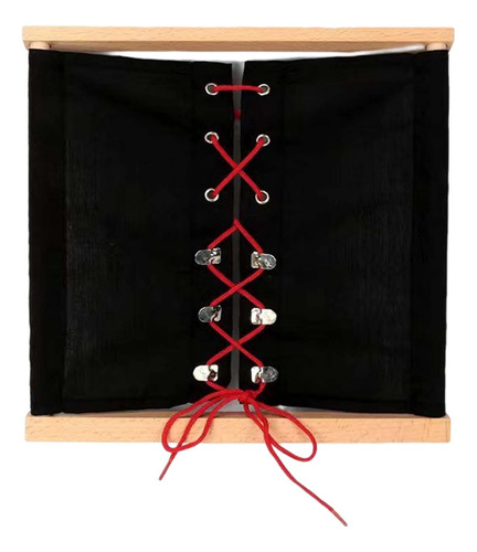 Montessori Toys Busy Board Aprender A Vestirse, Cordones