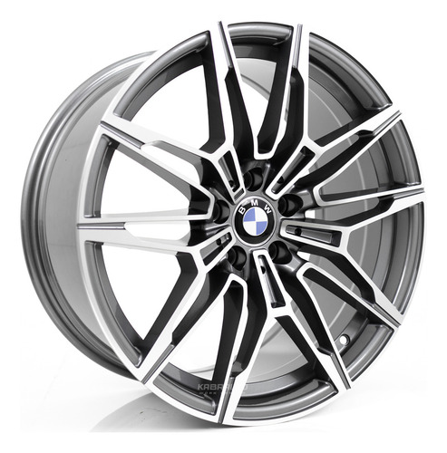 Rodas 19 Bmw M3 G80 Competition 2022 5x112 320i 330i G20 Cor Grafite Com Diamantado