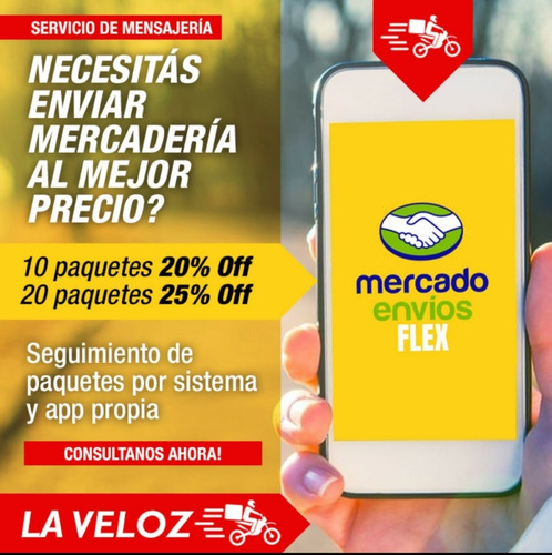 Imagen 2 de 3 de Mensajería Servicio Mercado Flex