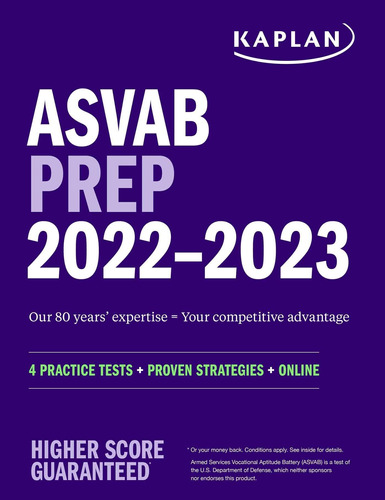Libro: Asvab Prep 20222023: 4 Practice Tests + Strat