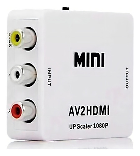 Conversor Av Para Hdmi Le-4122 Cor Branco 5