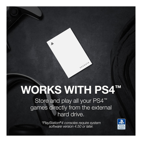 Seagate Game Drive For Ps5 5tb External Hdd Usb 3.0, Led Wit