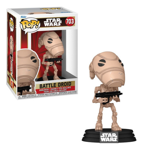 Battle Droid Doll Películas de Star Wars La amenaza fantasma 703 Funko Pop!