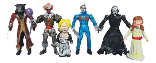 Set Figuras De Accion Personajes Terror Tiffany Annabelle It