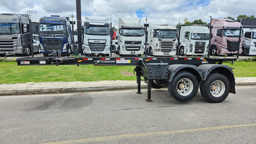 Porta Container Noma Ano 24 0km 20 Pés Sem Pneus Roda Disco
