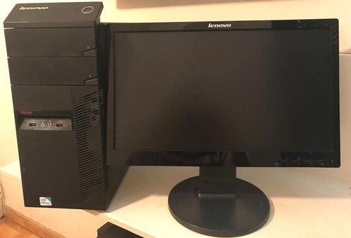 Imagen 1 de 9 de Computadora Con Monitor Lenovo Cpu En Excelente Estado