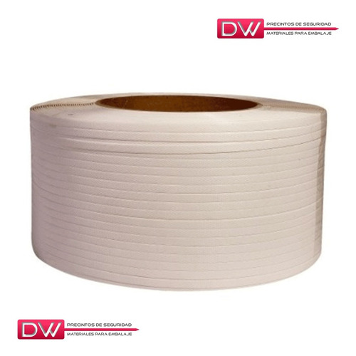 Imagen 2 de 10 de Fleje Zuncho Plasticos Semiautomático 13mm Blanco