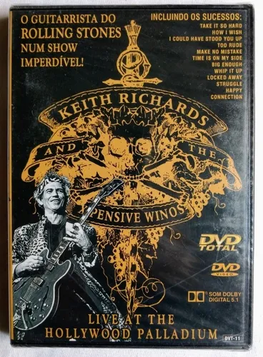 Dvd Keith Richards Live At The Hollywood Palladium - Lacrado