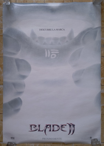 Póster Original Cine Blade 2 Guillermo Del Toro (Usado)