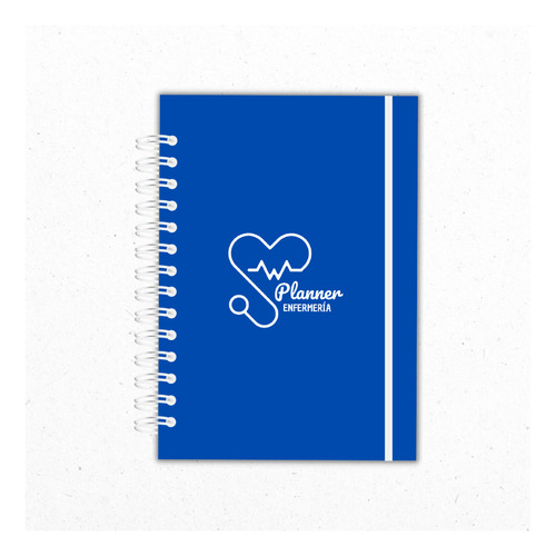 Planner Agenda Enfermería Azul 300 Páginas (sin Fechas)