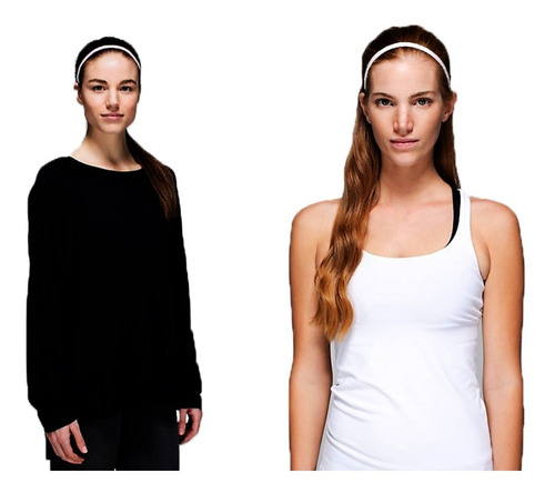 4 Diadema Delgada Elástica Unisex Deportiva Antideslizante