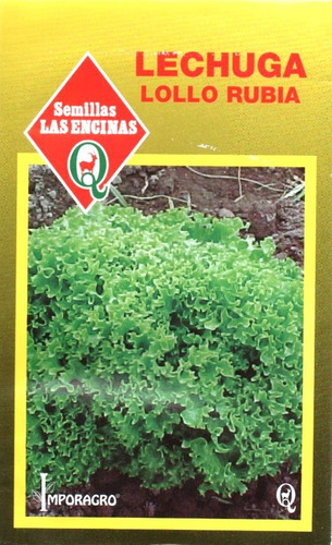 Semillas Lechuga Lollo Rubia Hortaliza