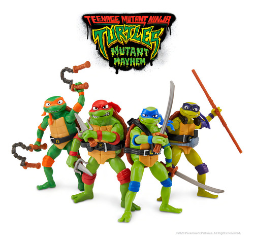 Playmates Toys Tortugas Ninja Antifaz Donatello + Arma Violeta - Donatello