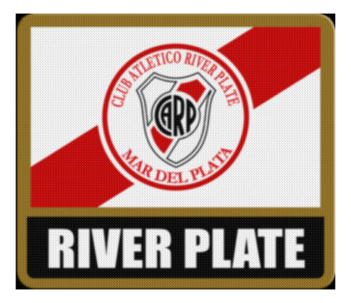 Parche Termoadhesivo Flag River Plate Mar Del Plata