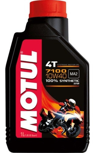 Aceite Para Moto 7100 10w40 4 Tiempo Sintético Motul 1lt