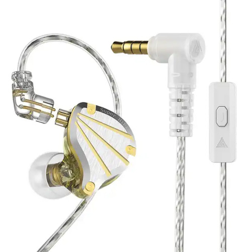 Auriculares In Ear Qkz Ak6 Titan Monitoreo Con Microfono 