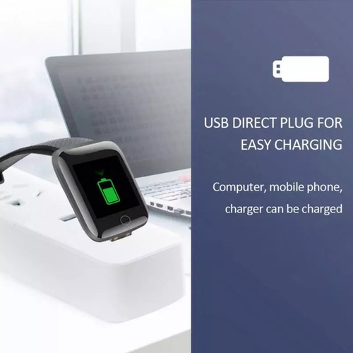 Imagen 7 de 10 de Reloj Inteligente 116 Plus D13 Smartwatch Fit Android iPhone