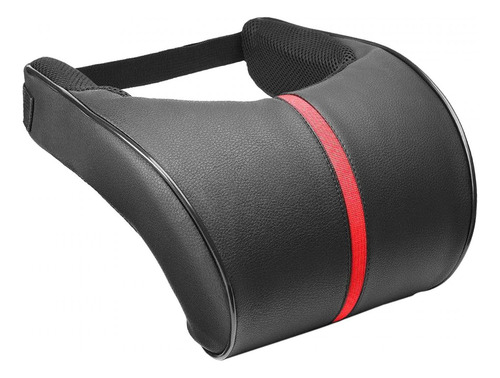 Cojines Del Resto De La Cabeza De La Almohada Del Negro Rojo